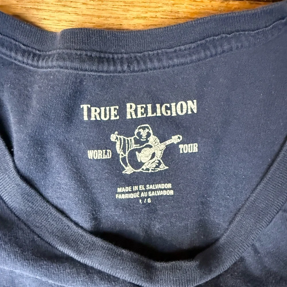 VTG True Religion Blue Graphic Tee